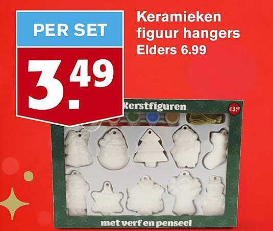 Keramieken figuur hangers