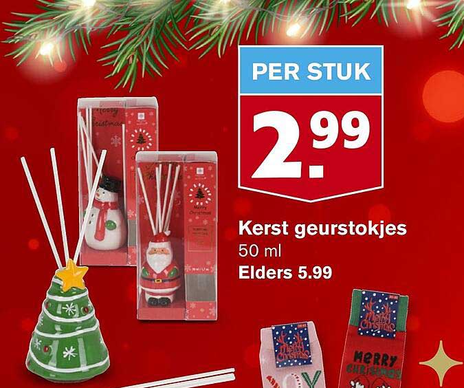 Kerst geurstokjes