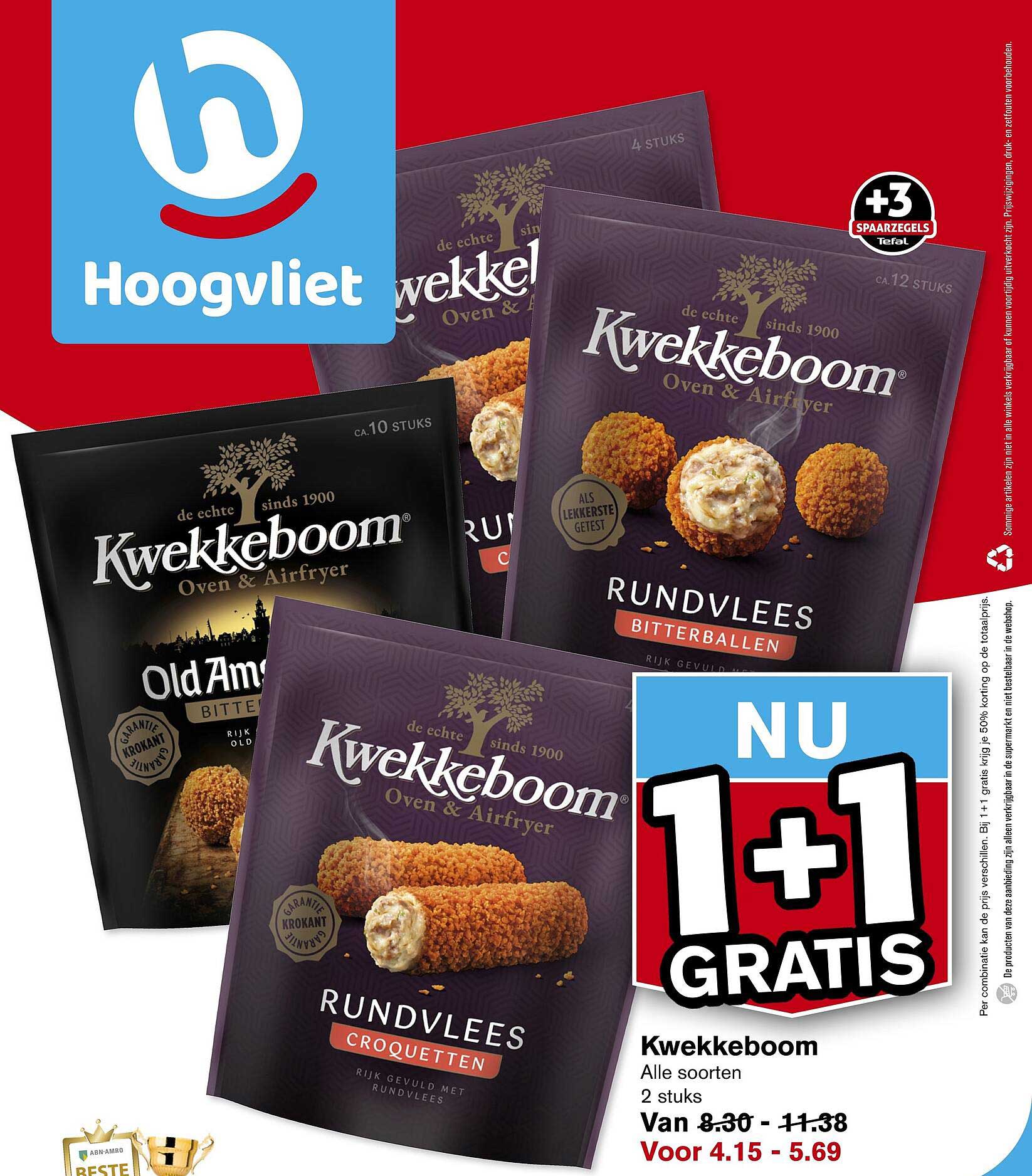 Kwekkeboom 1+1 Gratis