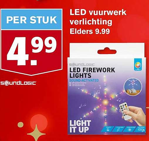 LED vuurwerk verlichting