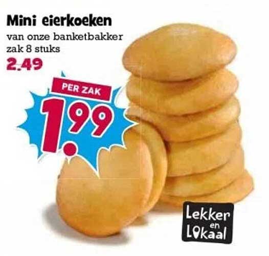 Mini eierkoeken