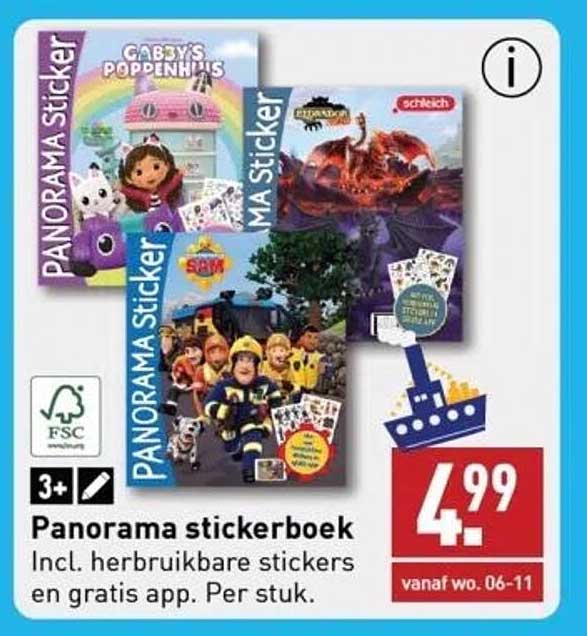 Panorama stickerboek