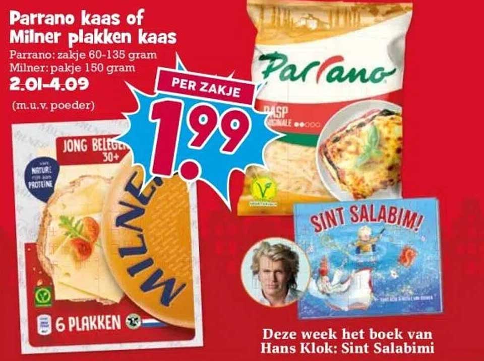 Parrano kaas of Milner plakken kaas