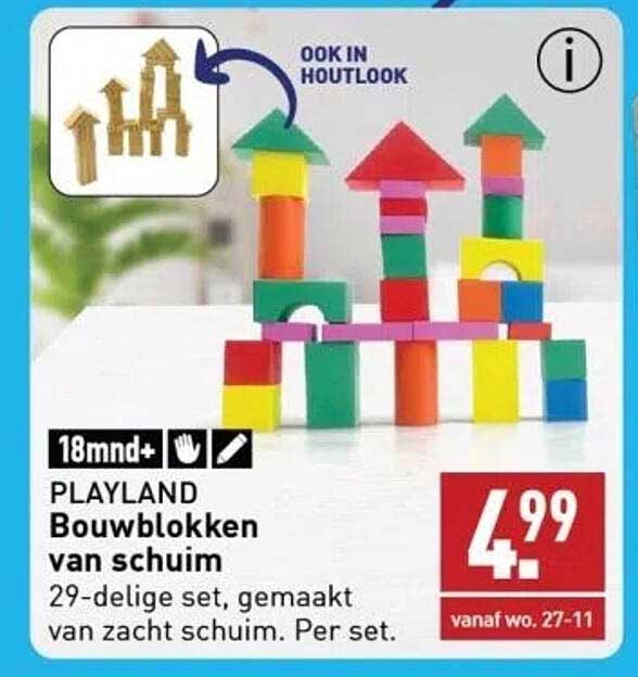 PLAYLAND Bouwblokken van schuim