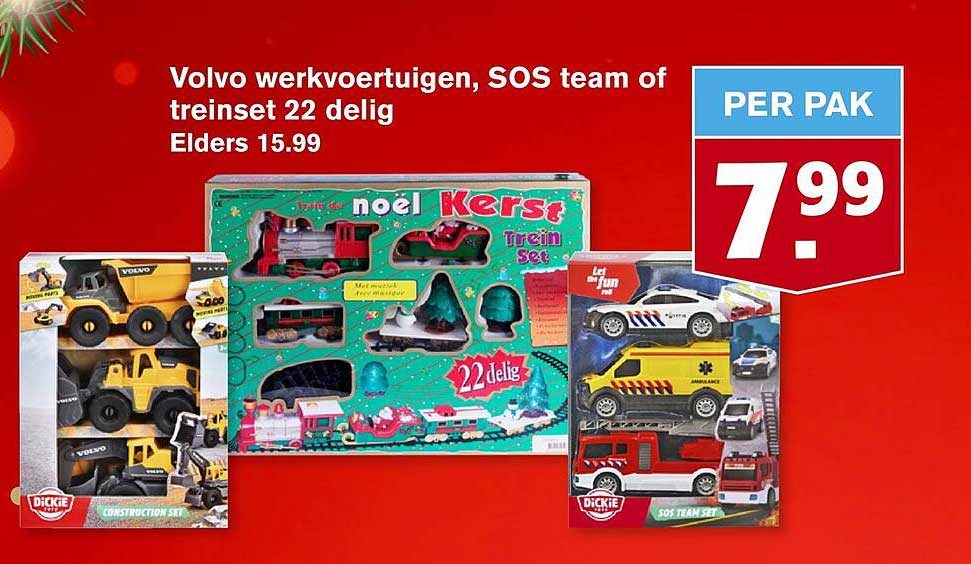 Volvo werkvoertuigen, SOS team of treinset 22 delig