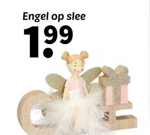 Engel op slee