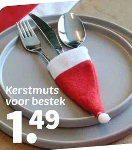 Kerstmuts voor bestek