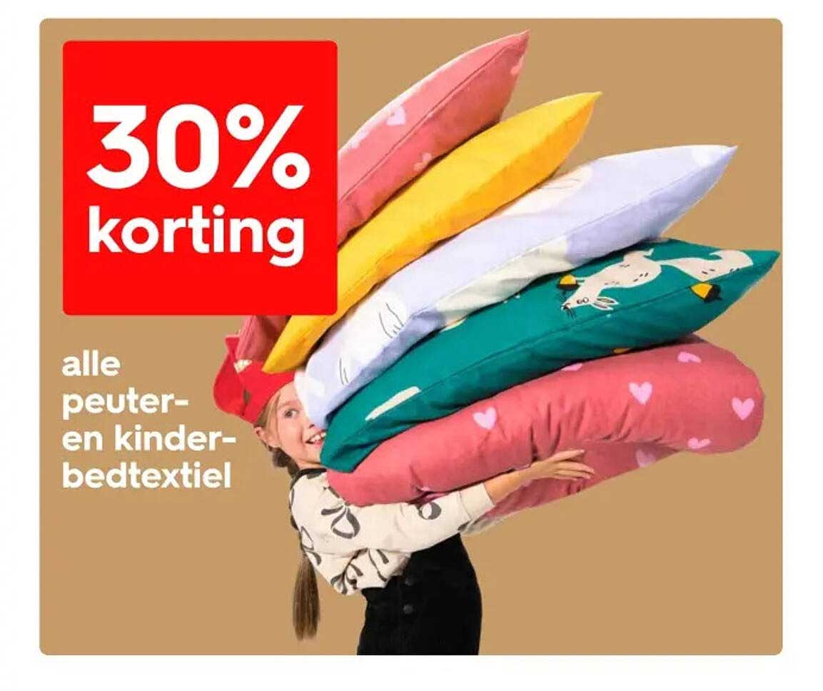 30% korting

alle peuter- en kinderbedtextiel