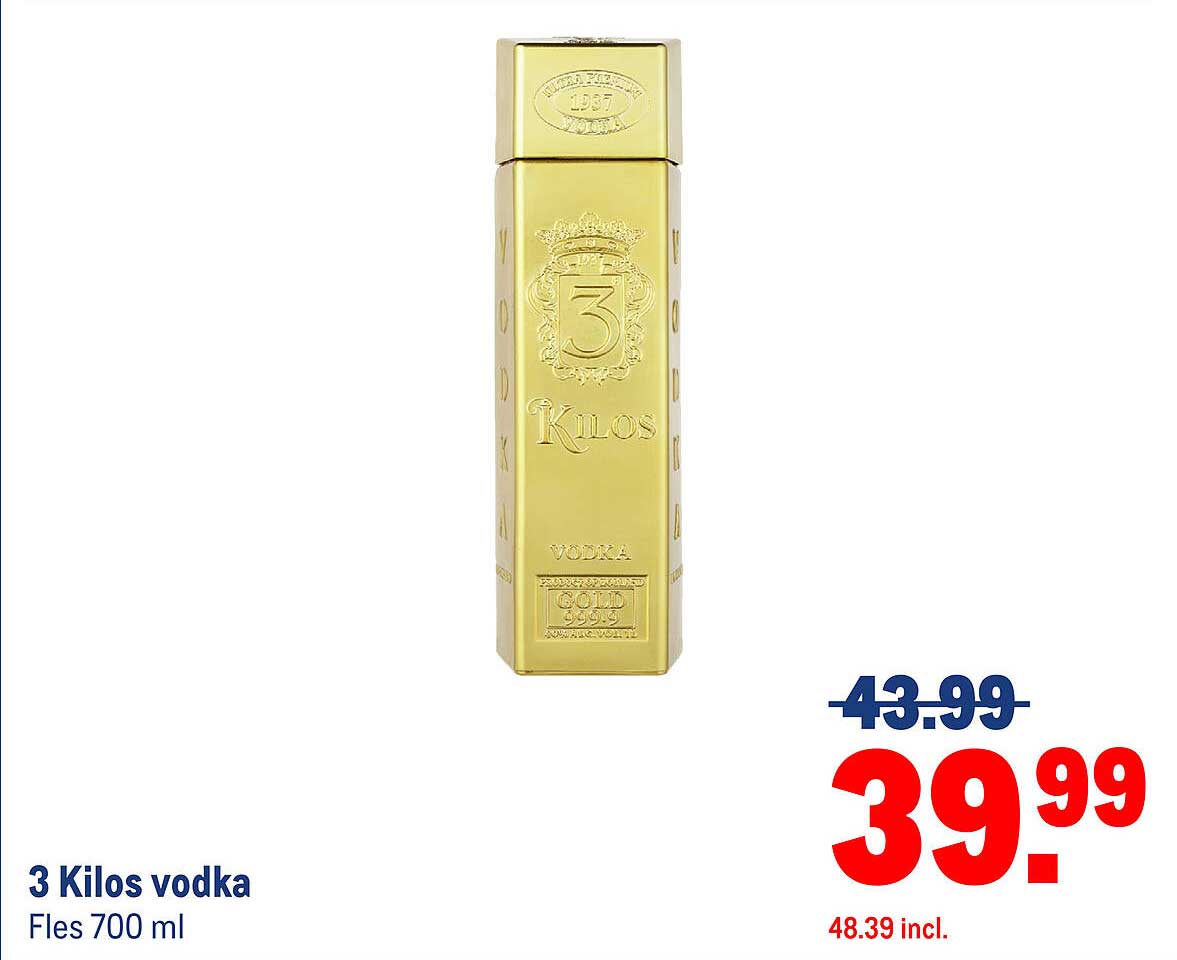 3 Kilos vodka