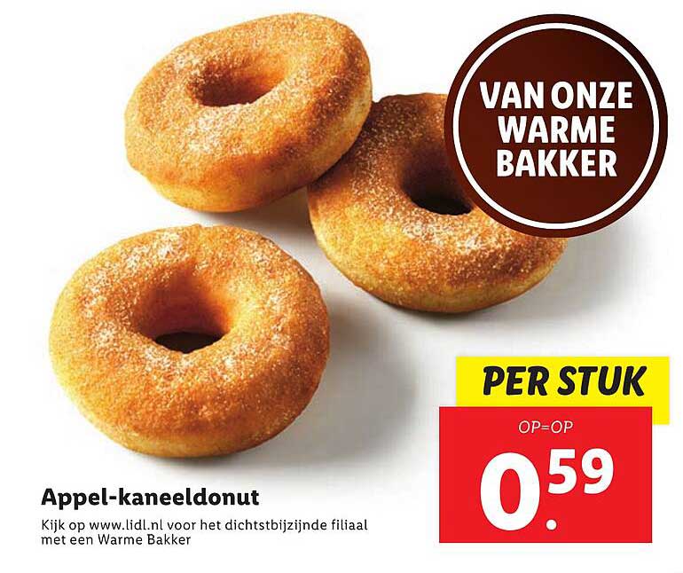 Appel-kaneeldonut