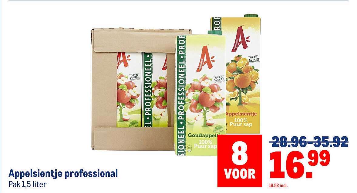 Appelsientje professional