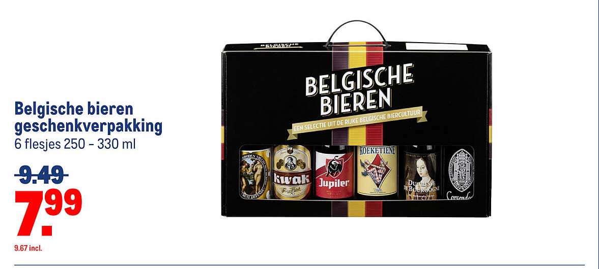 Belgische bieren geschenkverpakking