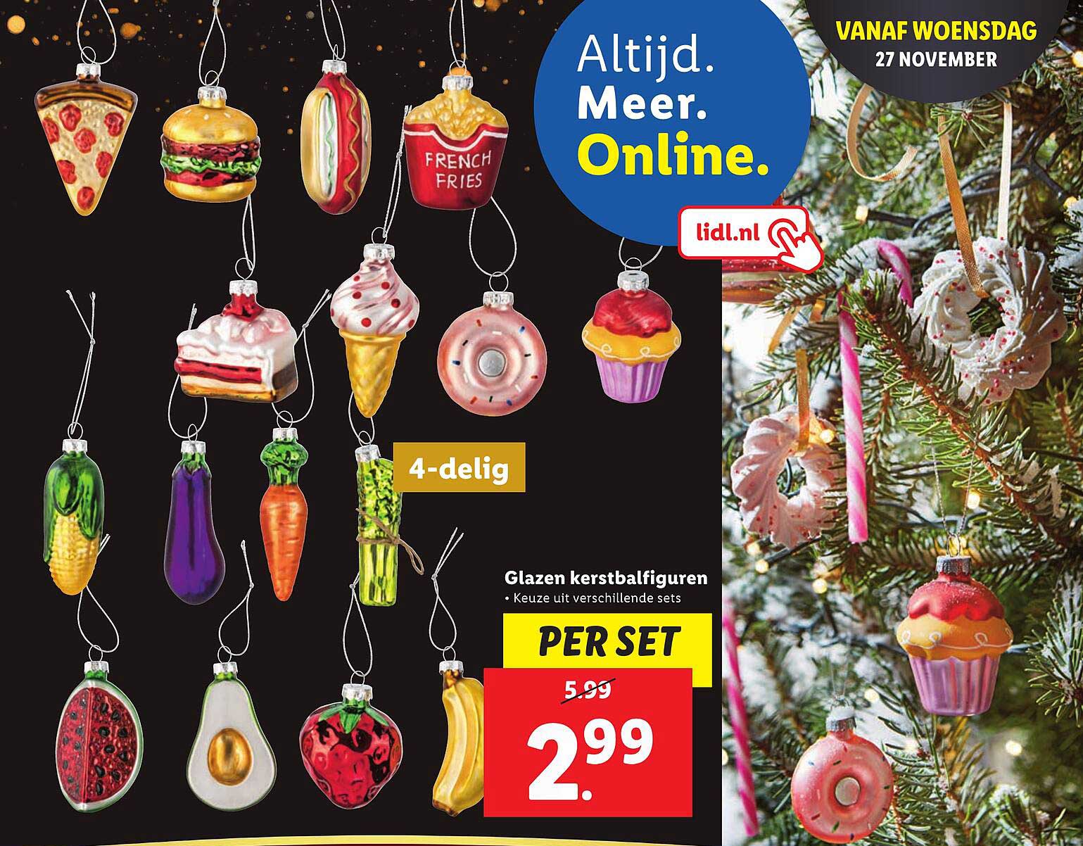 Glazen kerstbalfiguren