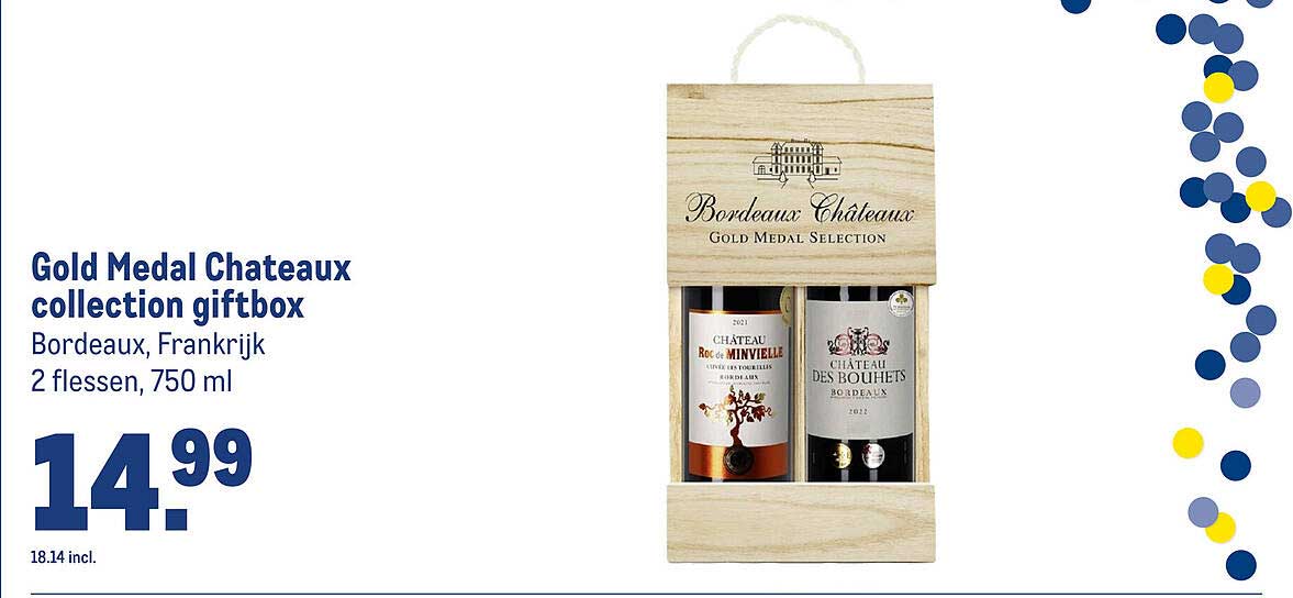 Gold Medal Chateaux collection giftbox