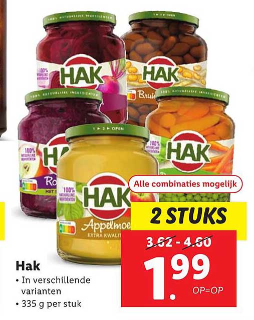 HAK Appelmoes Extra Kwaliteit