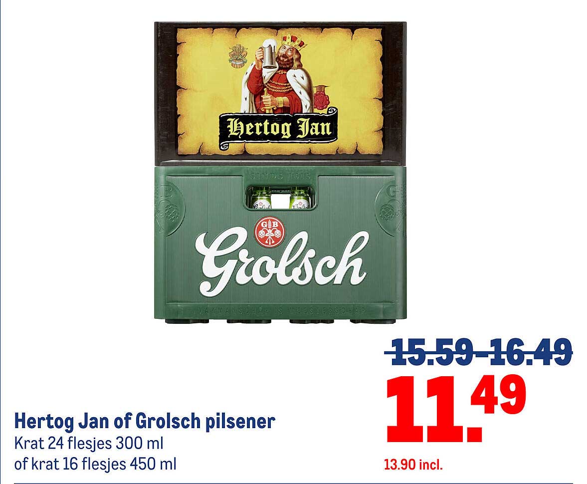 Hertog Jan of Grolsch pilsener