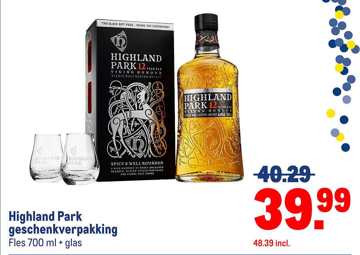 Highland Park geschenkverpakking