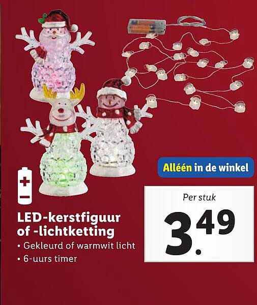 LED-kerstfiguur of -lichtketting