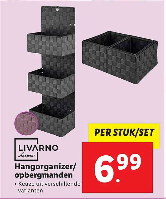 LIVARNO home Hangorganizer/opbergmanden