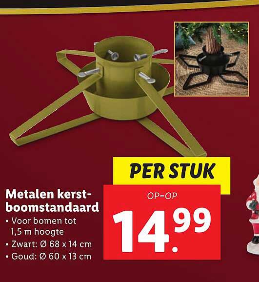 Metalen kerst-boomstandaard