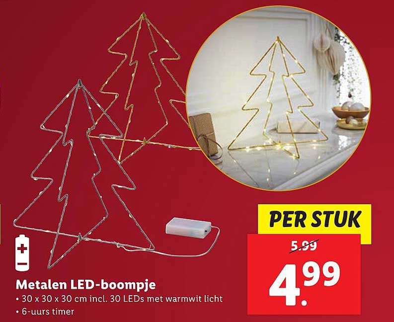 Metalen LED-boompje