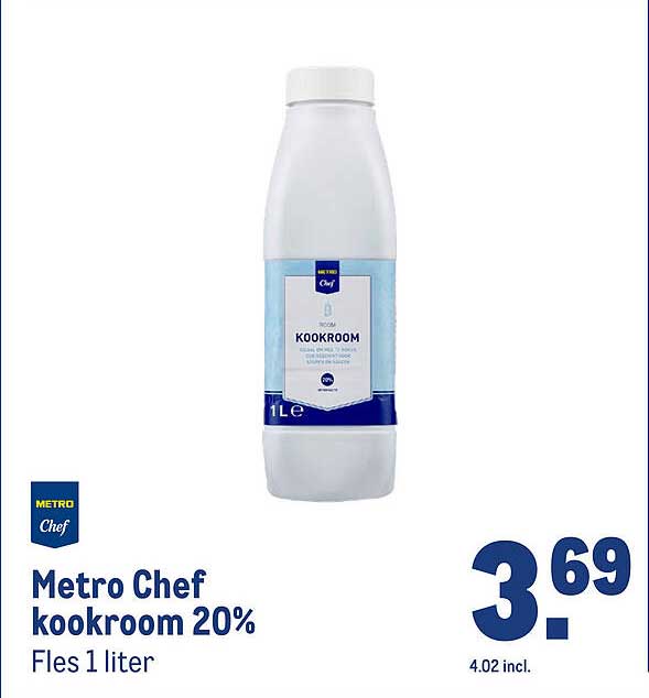 Metro Chef kookroom 20%