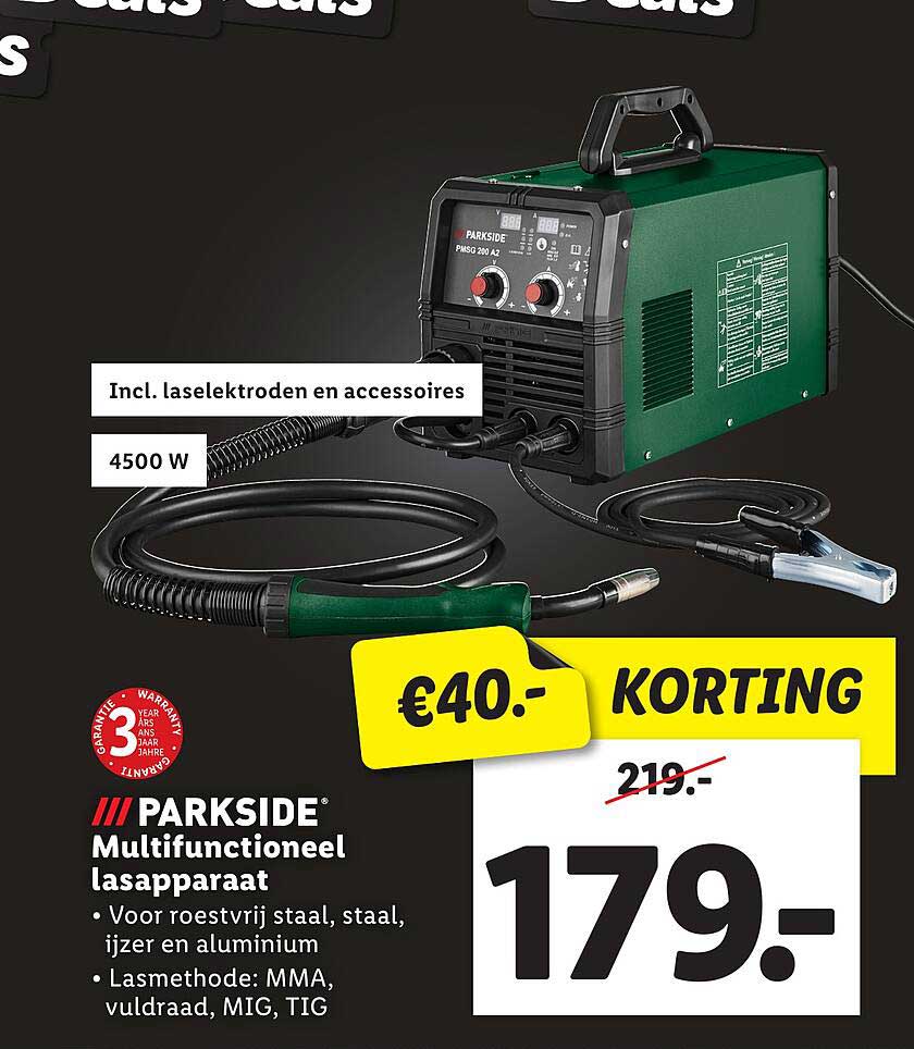 PARKSIDE Multifunctioneel lasapparaat