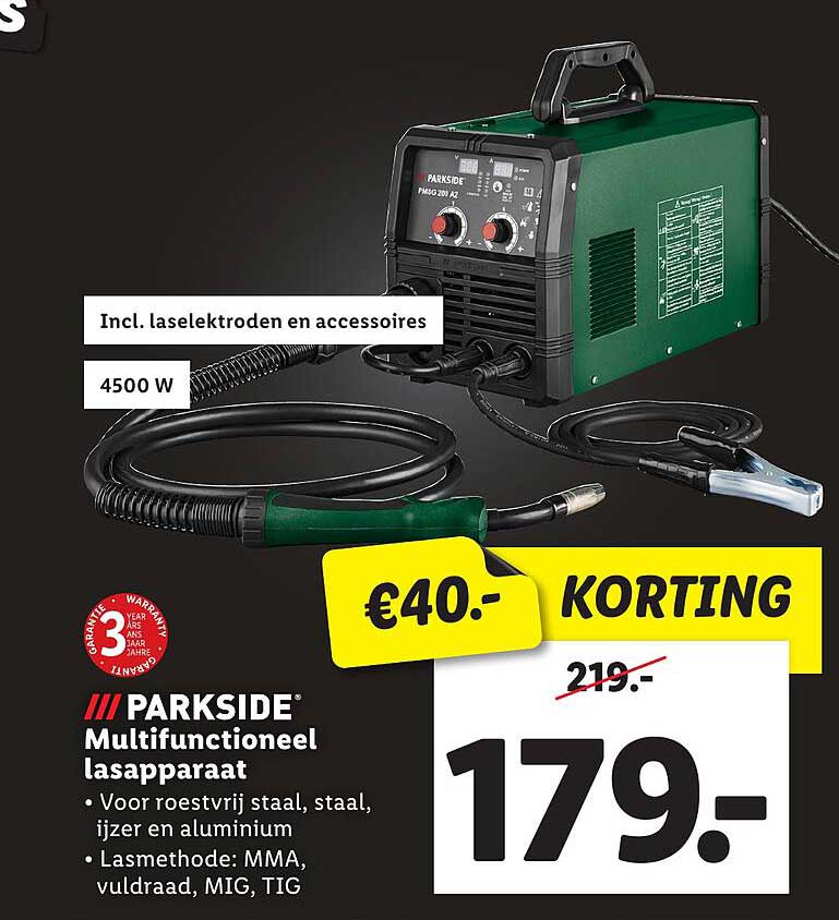 PARKSIDE Multifunctioneel lasapparaat