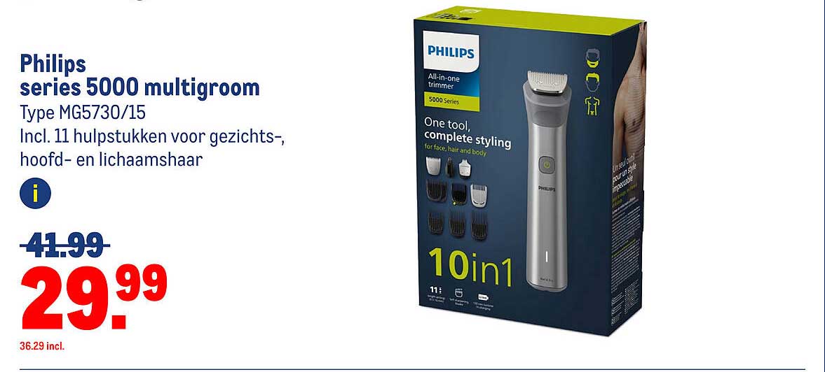 Philips series 5000 multigroom