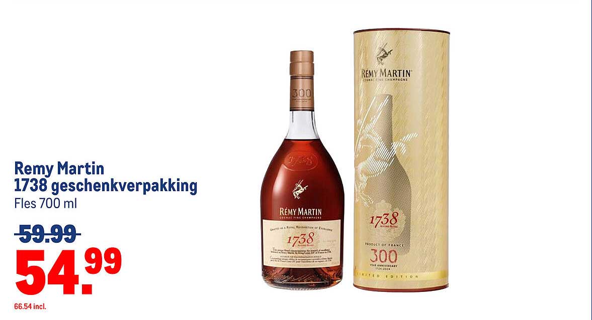 Remy Martin 1738 geschenkverpakking