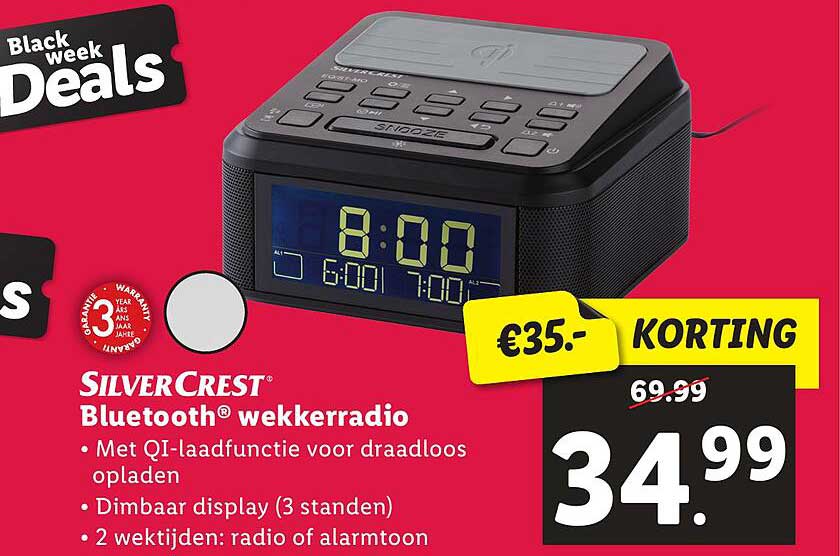 SILVERCREST® Bluetooth® wekkeradio