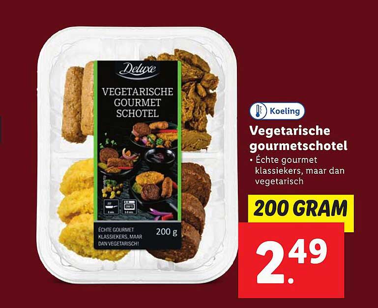 Vegetarische gourmetschotel