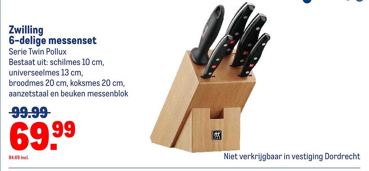 Zwilling 6-delige messenset