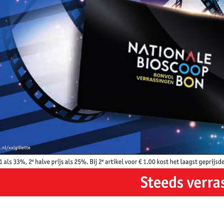 Nationale Bioscoop Bon aanbieding bij Kruidvat
