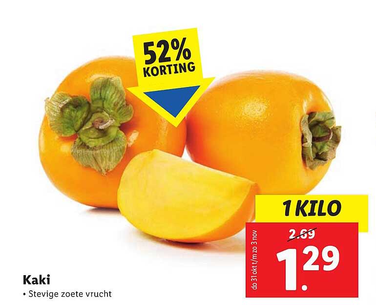Kaki aanbieding bij Lidl