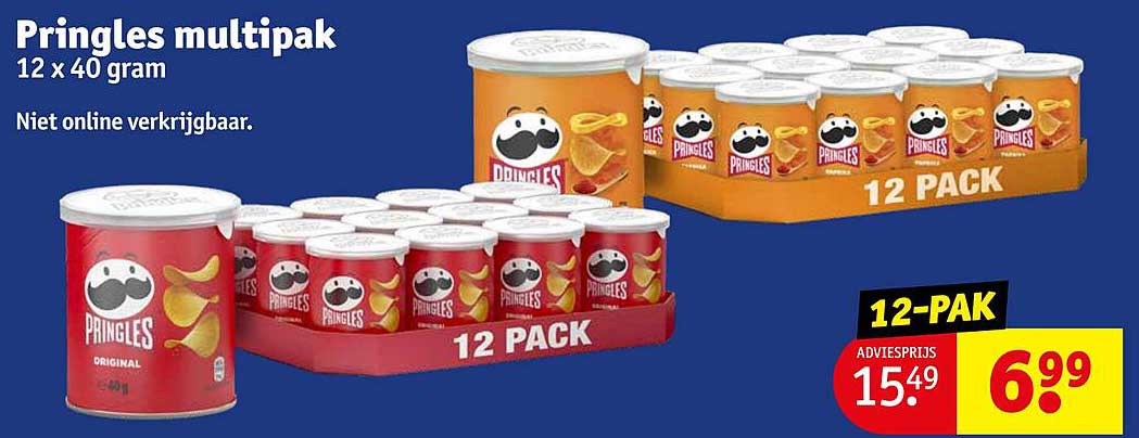 Spangles Multipack Pringles Multipak aanbieding bij Kruidvat