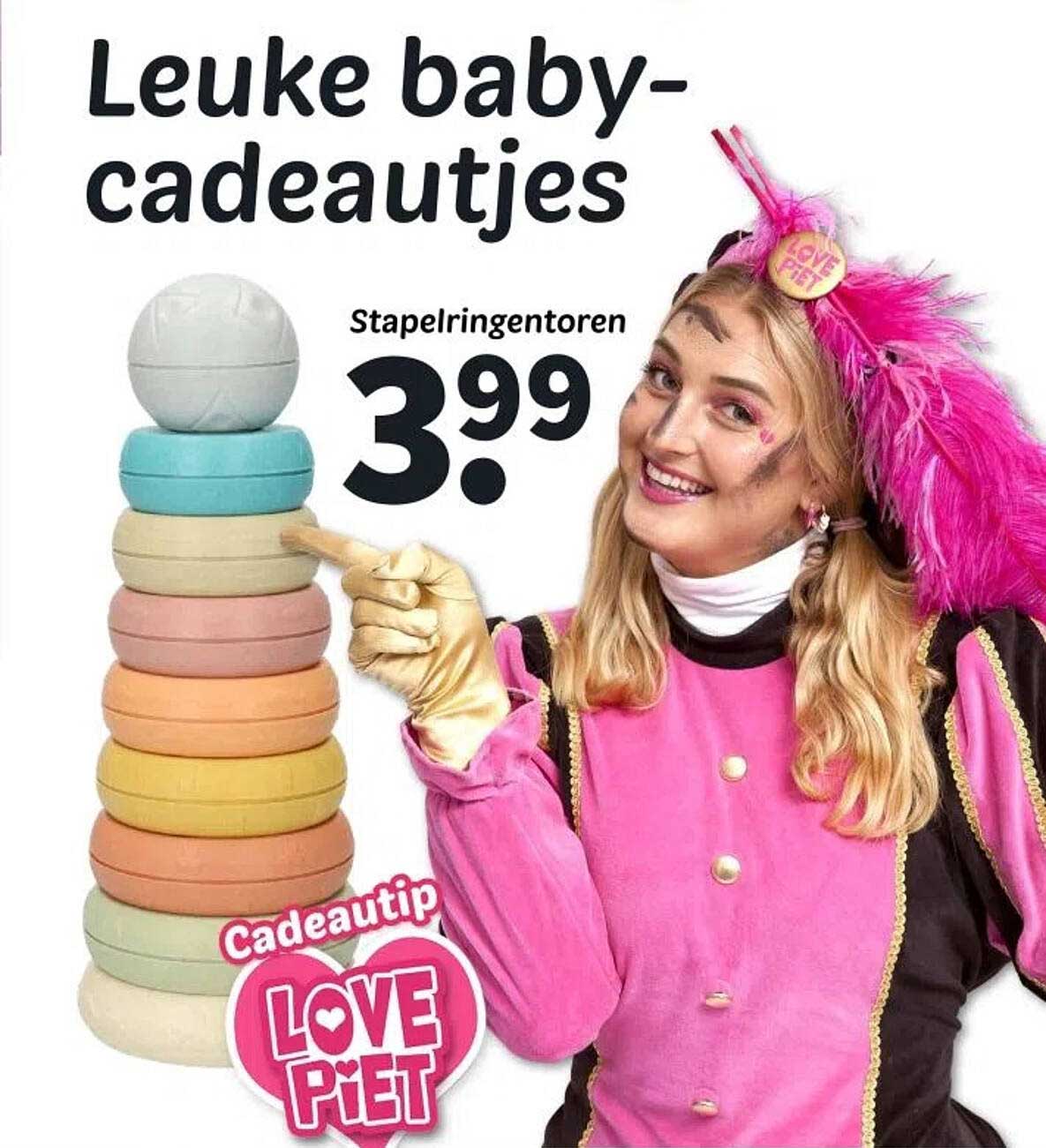 Leuke babycadeautjes  
Stapelringentoren