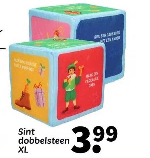 Sint dobbelsteen XL