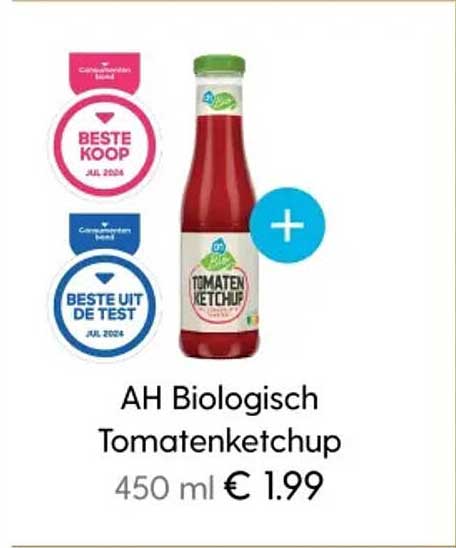 AH Biologisch Tomatenketchup