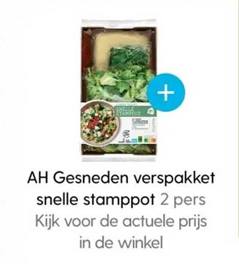 AH Gesneden verspakket snelle stamppot 2 pers