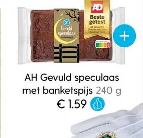 AH Gevuld speculaas met banketspijs