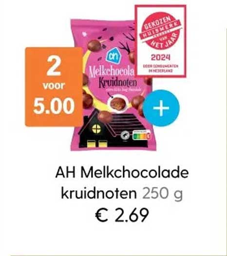 AH Melkchocola kruidnoten