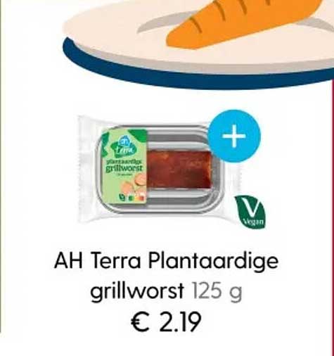 AH Terra Plantaardige grillworst