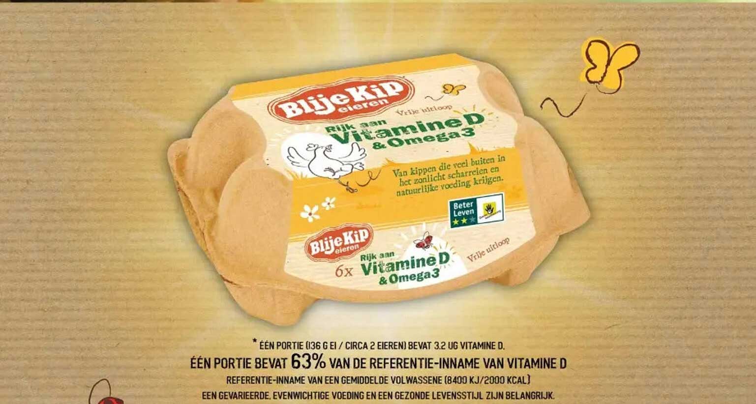 Blije Kip eieren Rijk aan Vitamine D & Omega3