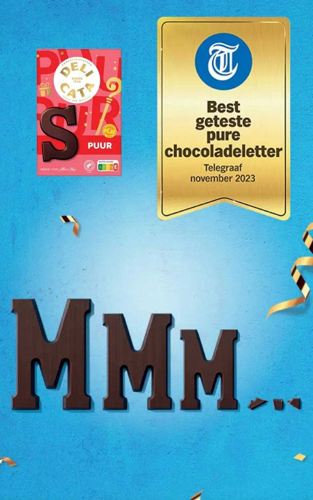 Deli Cata Puur Chocoladeletter