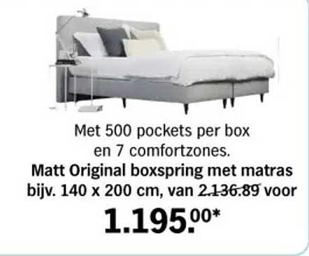 Matt Original boxspring met matras