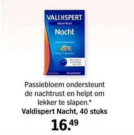 Valdispert Nacht, 40 stuks