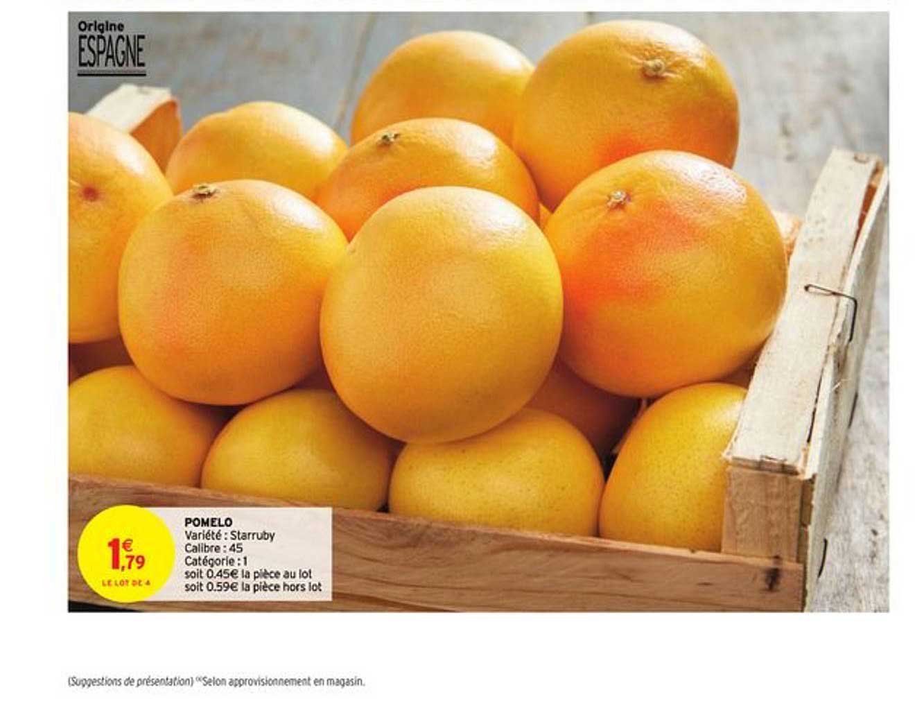 Promo Pomelo chez Intermarché iCatalogue.fr