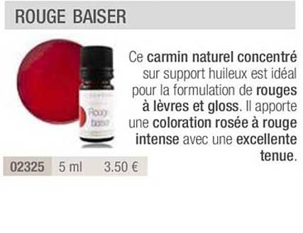 Colorant naturel Rouge Baiser - Aroma-Zone