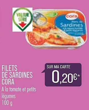 Match Filets De Sardines Cora